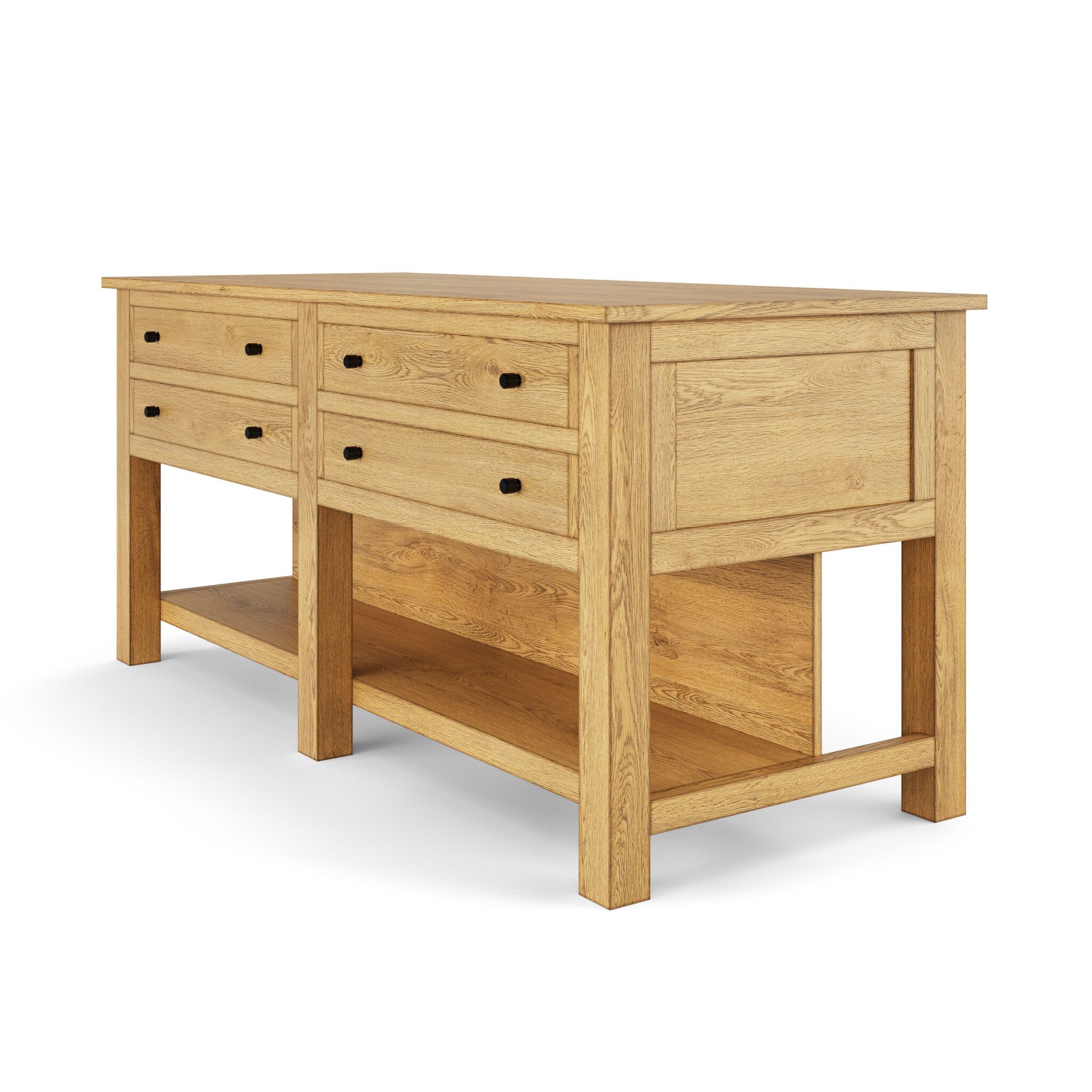 Carmel 4 Drawer Kitchen Island - Image 2